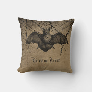 Vampyre Bat Grunge Halloween Thema Kissen