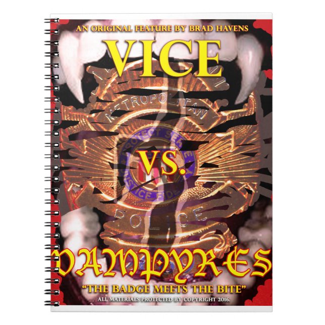 Vampyres-Poster auf einem Handy Notizblock (Vorderseite)