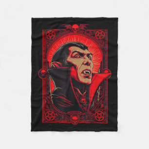 Vamre Dracula Gotische Horror Kunst, Dichtung und Fleecedecke