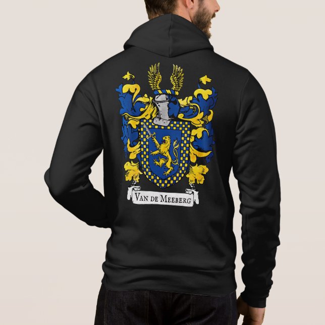 Van de Meeberg Armoiries Sweat - shirt à capuche h (Dos)