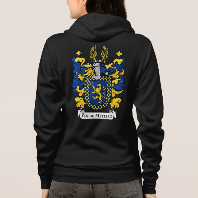 Van de Meeberg-Wappen - Frauenhorn Hoodie (Rückseite)