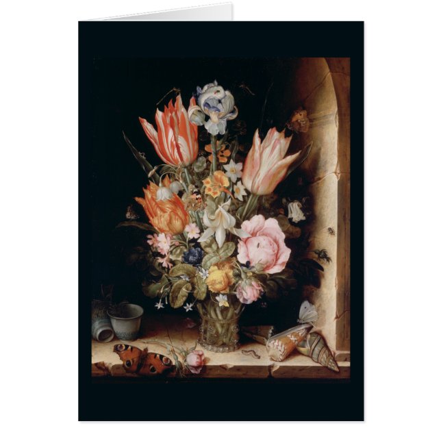 Van den Berghes Blume-Grußkarte (Vorne)