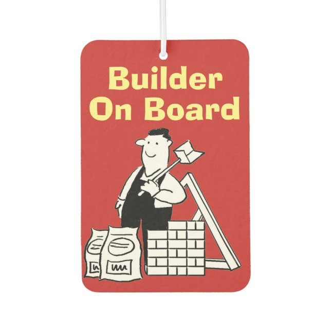 Van des Builders Autolufterfrischer (Vorderseite)