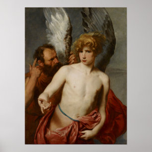 Van Dyck - Daedalus und Icarus Poster