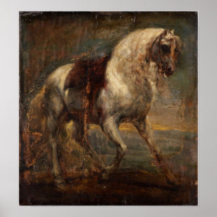 Van Dyck - Ein graues Pferd Poster