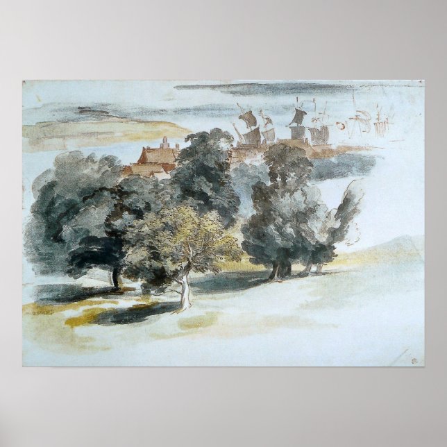 Van Dyck - Eine englische Landschaft Poster (Vorne)