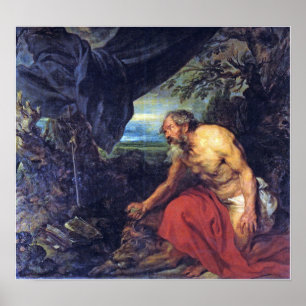 Van Dyck - Heiliger Hieronymus Poster