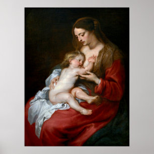 Van Dyck - Madonna und Kind Poster