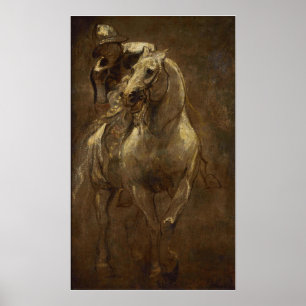 Van Dyck - Mann auf Pferd Poster