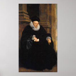 Van Dyck - Portrait eines Gentleman aus Genua Poster