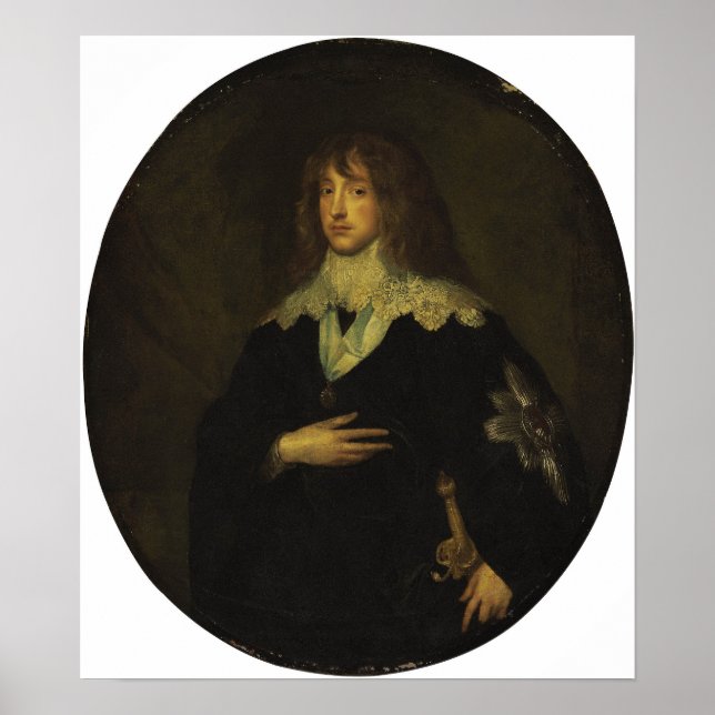 Van Dyck - Portrait Of Charles Louis Elector Pala… Poster (Vorne)