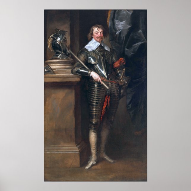 Van Dyck - Robert Rich zweiter Graf von Warwick Poster (Vorne)