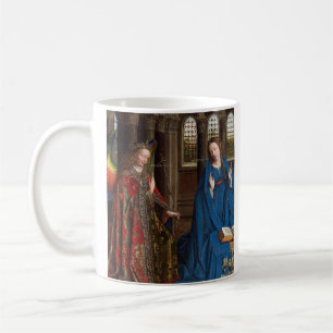 Van Eyck’s Verkündigung Premium Kathedralglas Kaffeetasse