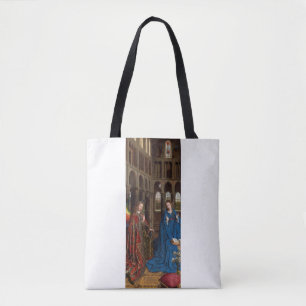 Van Eyck’s Verkündigung Premium Kathedralglas Tasche