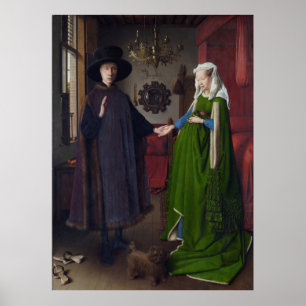 Van Eycks Arnolfini-Portrait Poster