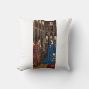 Van Eycks Verkündigung Premium Kathedralen-Leuchte Kissen