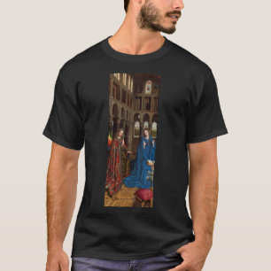 Van Eycks Verkündigung Premium Kathedralenlicht T-Shirt