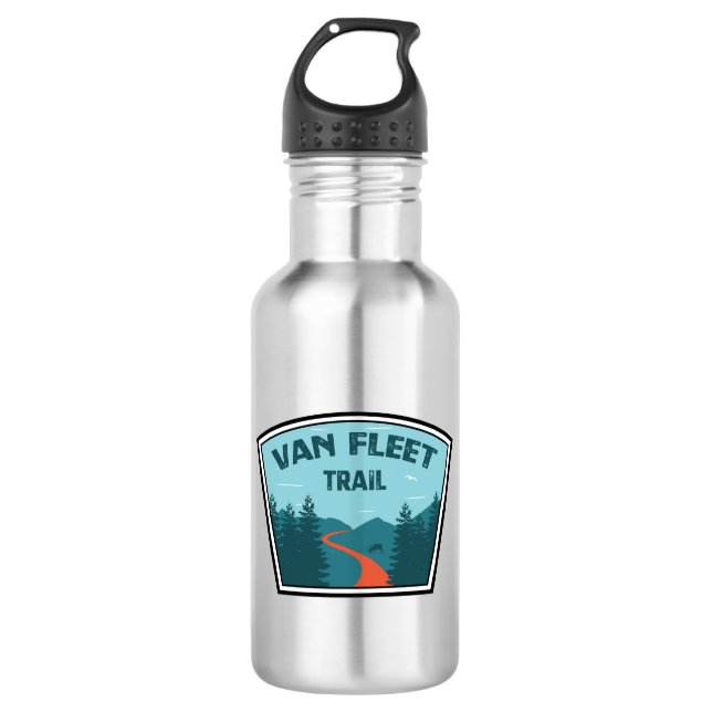 Van Fleet Trail Florida Edelstahlflasche (Vorderseite)