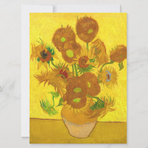 Van Gogh 15 Sonnenblumen in einer Vase der Kunst
