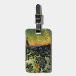 Van Gogh: Abendspaziergang Gepäckanhänger