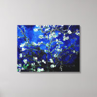 Van Gogh Almond Bllossoms blau grün