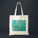 VAN GOGH Almond Bllossoms Tragetasche<br><div class="desc">"van gogh",  vincent,  "Mandelblüten",  Blume,  "berühmtes Gemälde",  Vintag,  "Fine Art",  blumenblau</div>