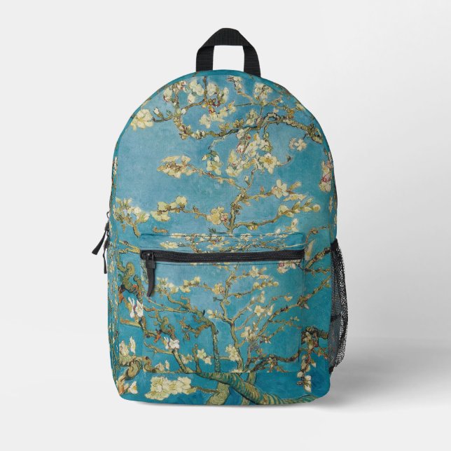 Van Gogh Almond Blossom (1890) Poster  Bedruckter Rucksack (Vorderseite)