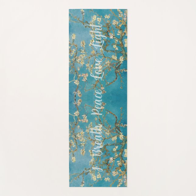 Van Gogh Almond Blossom (1890) Poster  Yogamatte (Vorderseite)