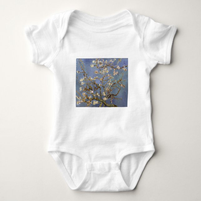 Van Gogh Almond Blossom Baby Strampler (Vorderseite)