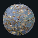 Van Gogh Almond Blossom Dartscheibe<br><div class="desc">Vincent Van Gogh Nature Painting Series - Almond Blossom in Blautönen</div>