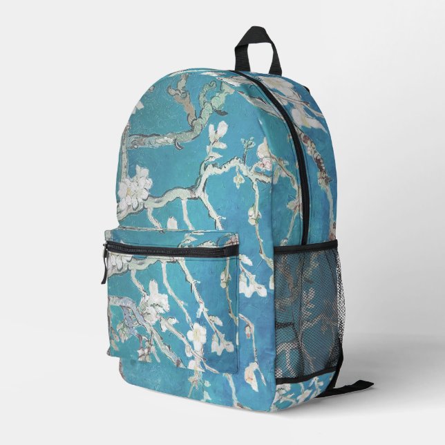 Van Gogh Almond Blossom Painting Bedruckter Rucksack (Rückseitige Ecke Rechts)