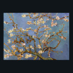 Van Gogh Almond Blossom Painting Poster<br><div class="desc">Postimpressionistische Landschaftsmalerei von Vincent van Gogh - Klassische Meisterwerke - Vincent Van Gogh Nature Painting Series - Almond Blossom in Blautönen</div>