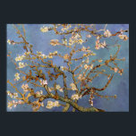 Van Gogh Almond Blossom Painting Poster<br><div class="desc">Postimpressionistische Landschaftsmalerei von Vincent van Gogh - Klassische Meisterwerke - Vincent Van Gogh Nature Painting Series - Almond Blossom in Blautönen</div>