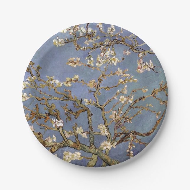 Van Gogh Almond Blossom Pappteller (Vorderseite)
