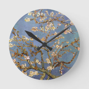 Van Gogh Almond Blossom Runde Wanduhr