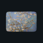Van Gogh Almond Blossom Silver Badematte<br><div class="desc">Vincent Van Gogh Nature Painting Series - Almond Blossom in Blautönen</div>