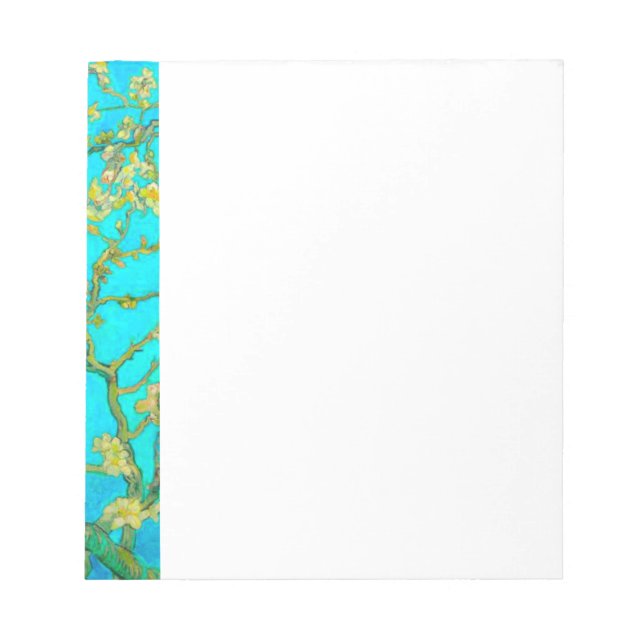 Van Gogh Almond Blossoms aktualisiert Notizblock (Vorderseite)