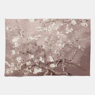 Van Gogh Almond Blossoms Beige Geschirrtuch