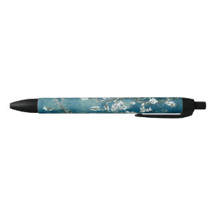 Van Gogh Almond Blossoms Dark Aquamarin Kugelschreiber