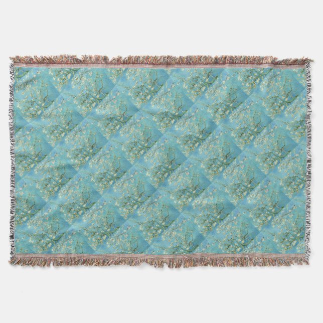 Van Gogh Almond Blossoms Decke (Vorderseite)