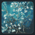 Van Gogh Almond Blossoms: Dunkel Aquamarin Quadratischer Aufkleber<br><div class="desc">✨ Bloom, wo immer Sie hinkcken ✨ bringen Sie die zeitlose Eleganz von Van Gogh's Mandelblüten in Ihren Alltag mit diesen schönen Aufklebern. Diese kunstvollen Akzente, die in einer Reihe atemberaubender Farbpaletten erhältlich sind, verleihen Laptops, Wasserflaschen, Notebooks, Telefonkabinen, Planern und vielem mehr eine Touch an blumenreicher Eleganz. Diese Aufkleber eignen...</div>