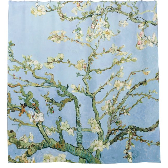 Van Gogh Almond Blossoms Duschvorhang (Vorderseite)