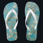 Van Gogh Almond Blossoms Flip Flops<br><div class="desc">Van Gogh Almond blüht. Digitale Verstärkung durch PixDezines. Copyright © 2008-2016 PixDezines.com™ und PixDezines™ auf zazzle.com. Alle Rechte vorbehalten. Alle Rechte vorbehalten.</div>