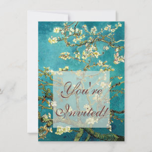 Van Gogh Almond Blossoms Klassischer Impressionism Einladung