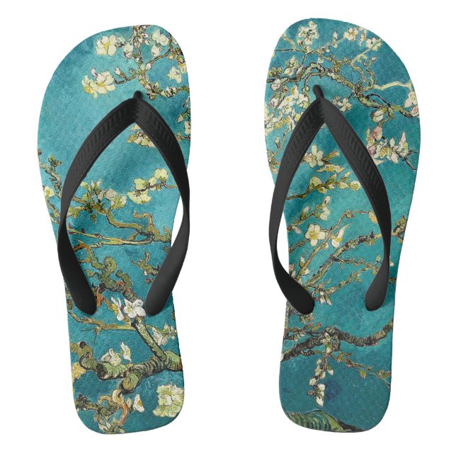 Van Gogh Almond Blossoms Klassischer Impressionism Flip Flops (Fußbett)