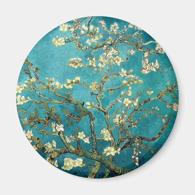 Van Gogh Almond Blossoms Klassischer Impressionism Magnet (Vorne)
