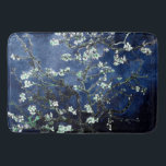Van Gogh Almond Blossoms Midnight Blue Badematte<br><div class="desc">Künstlerin: Vincent Van Gogh Titel: Almond-Blüten ändern Farbe durch 2sweet4wordsDesigns</div>