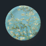 Van Gogh Almond Blossoms Pappteller<br><div class="desc">Künstler: Vincent Van Gogh Titel: Almond Blüten verändert Farbe durch 2sweet4wordsDesigns vincent van gogh,  van gogh,  Mandelblüten,  aquamarin,  Blume ,  Blüten,  Frühling,  raffiniert,  Dekoration</div>