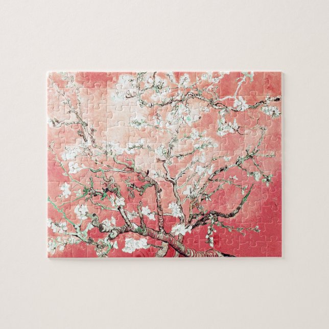 Van Gogh Almond Blossoms Peach (Horizontal)