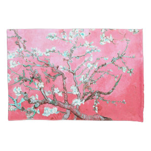 Van Gogh Almond Blossoms Pink Blau Kissenbezug